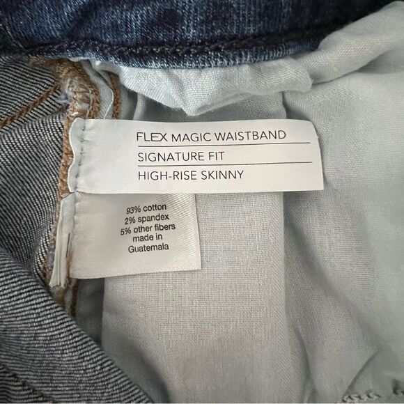 Lane Bryant Jeans Womens Size 20 Blue High Rise Skinny Flex Magic Waistband - Picture 9 of 12